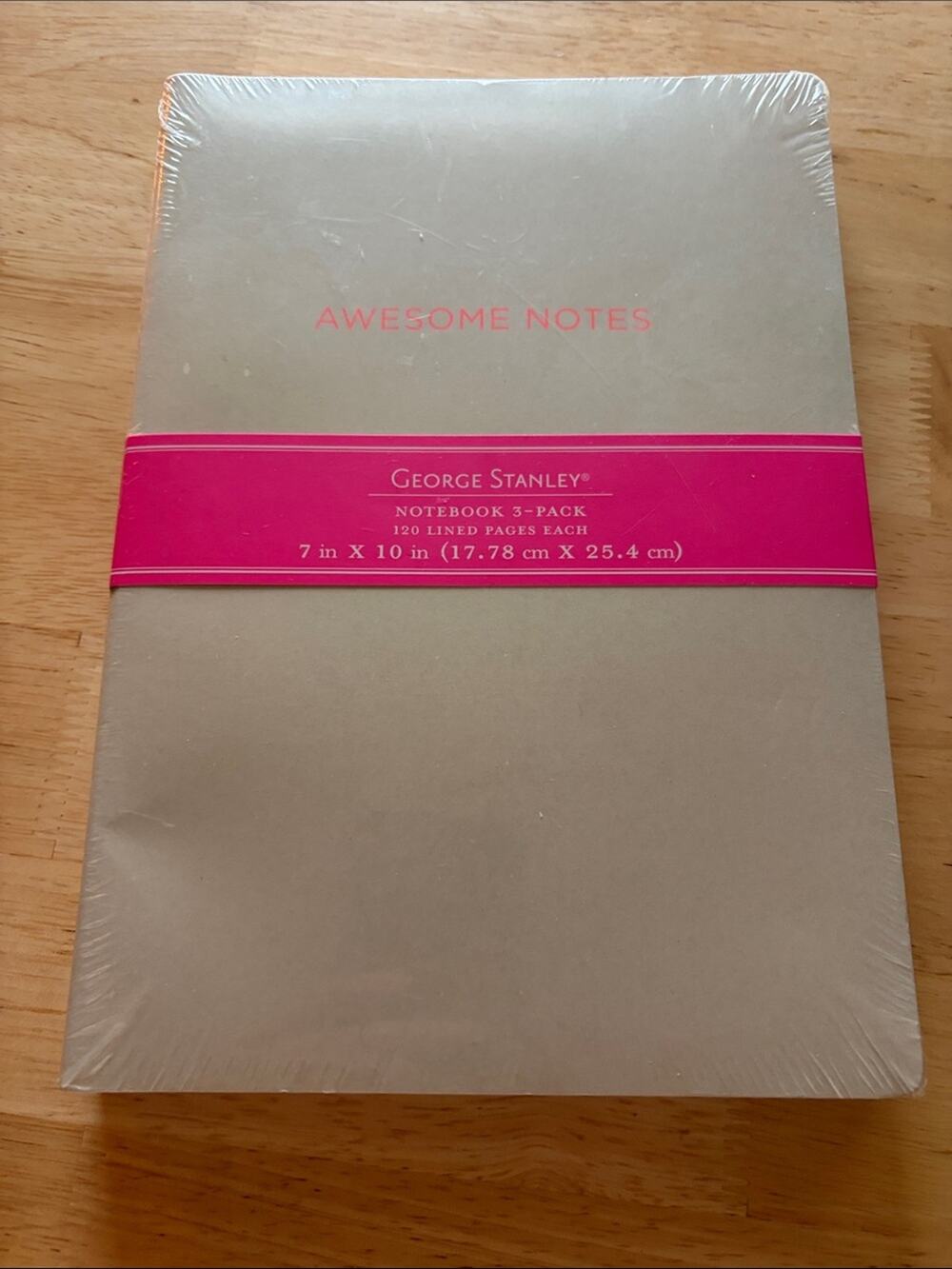 George Stanley Notebook Set with Pink Accents